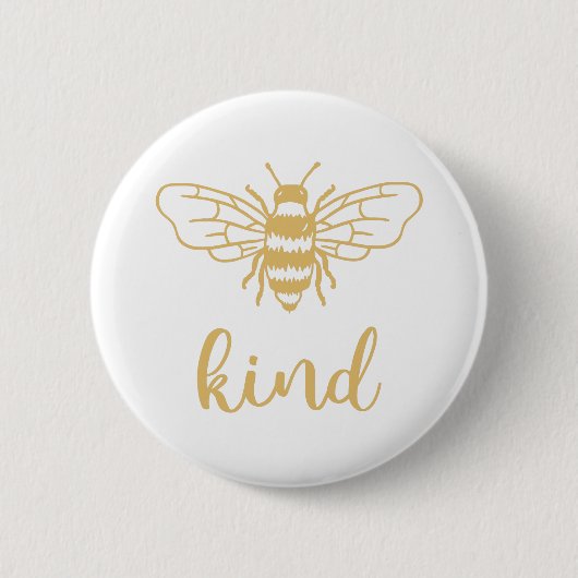 BeKind Gold Button (Vorderseite)