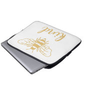 BeKind Gold Laptop Sleeve (Vorne Knopf)