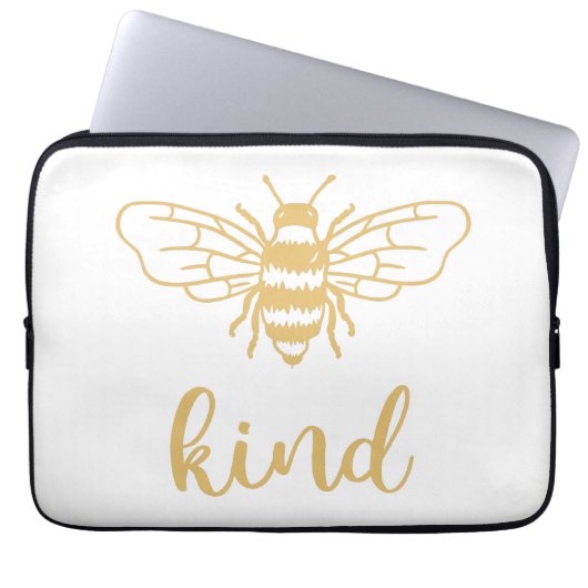 BeKind Gold Laptop Sleeve (Vorderseite)