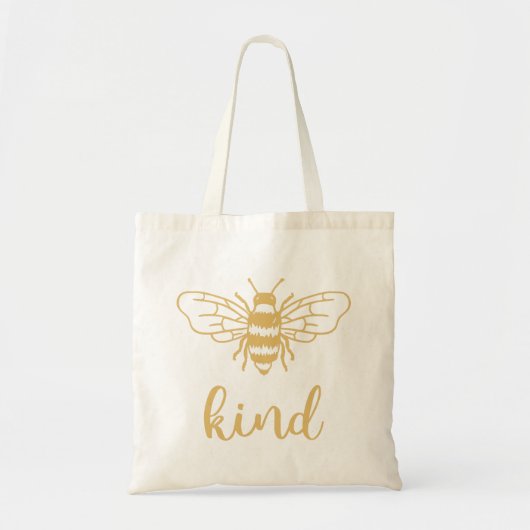 BeKind Gold Tragetasche (Vorne)