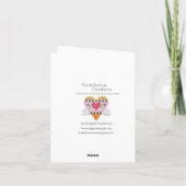 BeKind-Grußkarte Feiertagskarte (Rückseite)