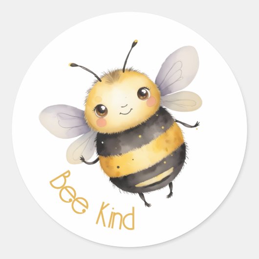 Bekind Round Sticker (Vorderseite)
