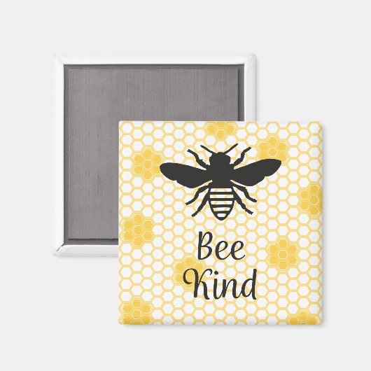 BeKind Square Magnet 2in (Vorderseite/Rückseite)