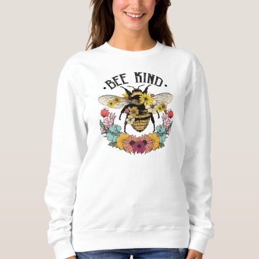Bekind Sweatshirt Vintag Graphic Retro (Vorderseite)