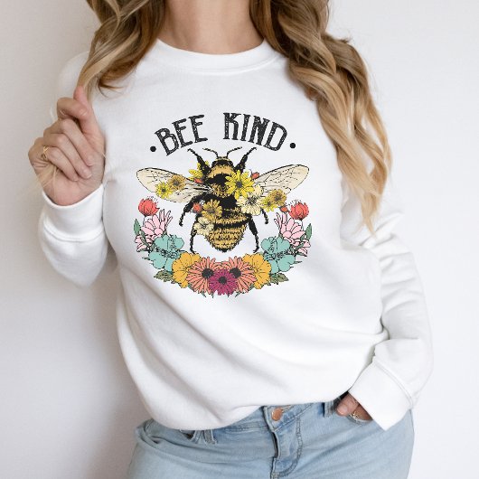 Bekind Sweatshirt Vintag Graphic Retro