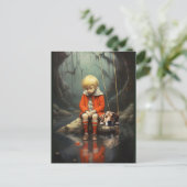 beklagend postkarte (Stehend Vorderseite)