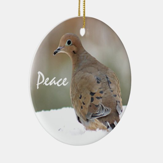 Beklagentaube Keramik Ornament (Rechts)