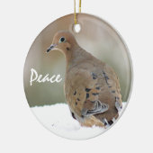 Beklagentaube Keramik Ornament (Links)