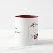 Beklagentauben-Baby Tasse (Zentrum)