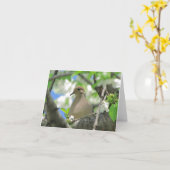 Beklagentauben-Gruß-oder Anmerkungs-Karte #81 Karte (Gelbe Blume)