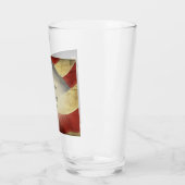 Beklagte Namen und Datum amerikanischer Flaggen Glas (Links)