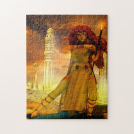 Beklagte Science Fiction Art Puzzle