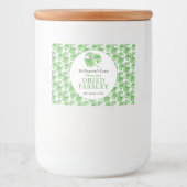 Bekleidete, getrocknete Petersilie, Aquarellkunst Lebensmitteletikett (Vorderseite)