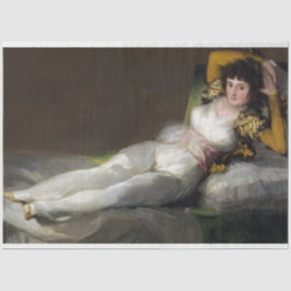 Bekleidete Maja (weibliche Schönheit) Seidenpapier