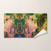 Bekleidetes Sonnenuntergang Design Badetuch Set (Handtuch)