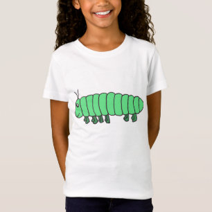 Bekleidung aus grüner Raupe T-Shirt