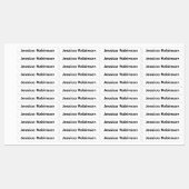 Bekleidung aus individuelle Name oder Firmennamen Etiketten (Blatt)