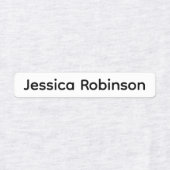 Bekleidung aus individuelle Name oder Firmennamen Etiketten (Design 2)