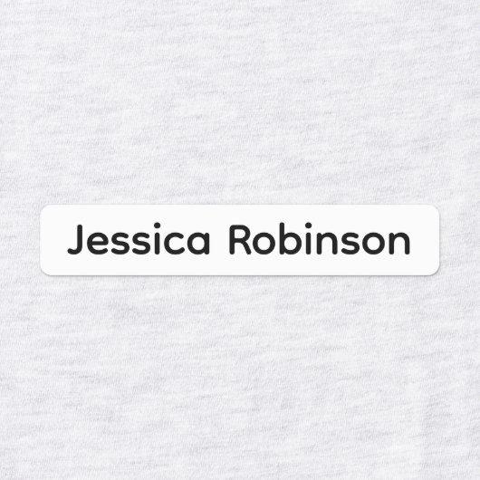 Bekleidung aus individuelle Name oder Firmennamen Etiketten (Design 2)