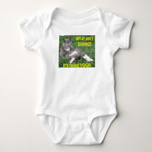 Bekleidung Baby Cat Yoga Strampler