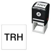 Bekleidung Briefmarke mit Initialen Permastempel (Beispiel)