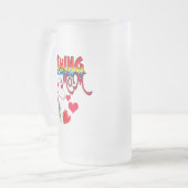 Bekleidung der Mama Mattglas Bierglas (Vorderseite Links)