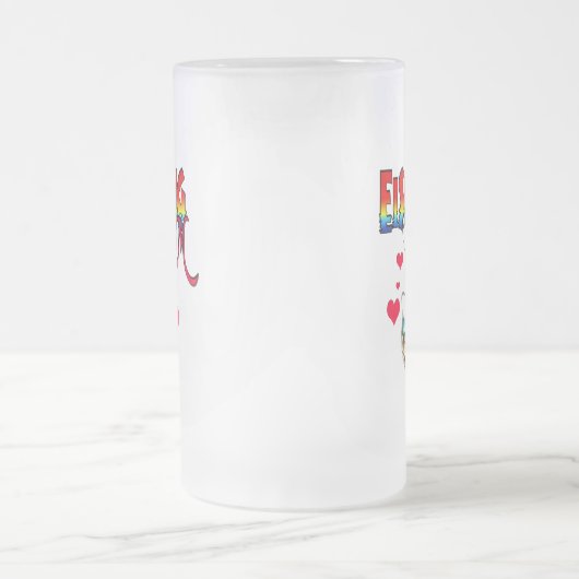 Bekleidung der Mama Mattglas Bierglas (Mittel)