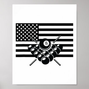 Bekleidung für amerikanische Flaggenflagge - Billi Poster