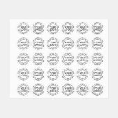 Bekleidung mit eigenem Logo und runder Textil Etiketten (Blatt)