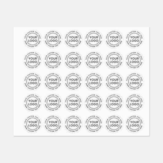 Bekleidung mit eigenem Logo und runder Textil Etiketten (Blatt)