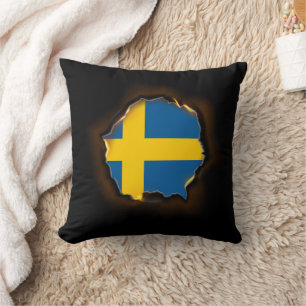 Bekleidung Schweden Flagge Inside Me, schwedische Kissen