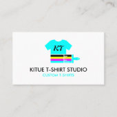 Bekleidung Shirt-Wärmeübertragung speichern Visitenkarte (Vorderseite)