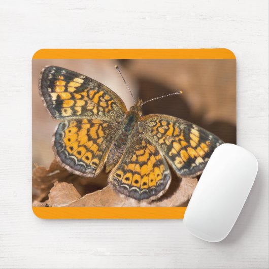 Bekleidung und Geschenke für braune und orangefarb Mousepad (Mit Mouse)