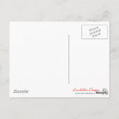 Bekleidung und Geschenke für braune und orangefarb Postkarte (Rückseite)