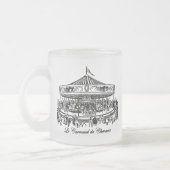 Bekleidung und Geschenke für französische Karussel Mattglastasse (Links)