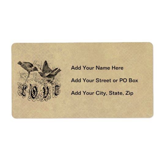 Bekleidung und Geschenke für Vintage Vögel (Vorne)