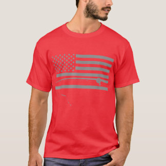 Bekleidung unter amerikanischer FlaggeFischerei54 T-Shirt
