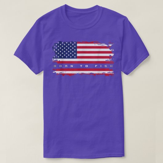 Bekleidung unter amerikanischer FlaggeFischerei 53 T-Shirt (Design vorne)