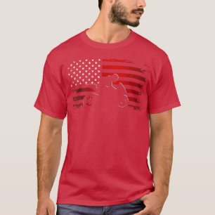 Bekleidung von Motorrädern unter amerikanischer Fl T-Shirt