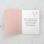 Bekleidung zum 20. Jubiläum auf einer Wäscheleine Karte (Innenseite)