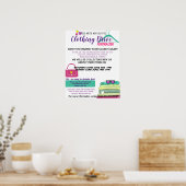 Bekleidungsantrieb PTA Schule Fundraising-Poster P Poster (Küche)