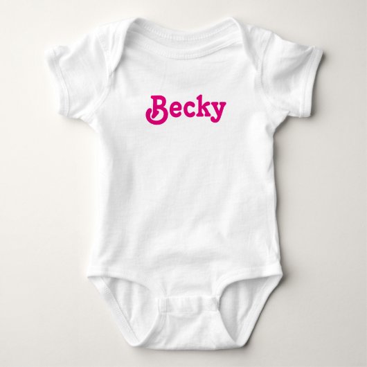 Bekleidungsbaby Becky Baby Strampler (Vorderseite)