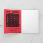 Bekleidungsbuch Karte (Innenseite)