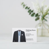 Bekleidungsgeschäft-Visitenkarte Visitenkarte (Stehend Vorderseite)