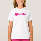 BekleidungsGirls Blanche T-Shirt (Vorderseite)