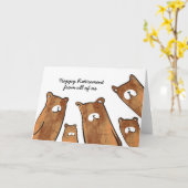 Bekleidungskarte Karte (Gelbe Blume)