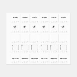 Bekleidungsmarke Etiketten