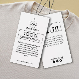 Bekleidungsmarke für das Firmenlogo