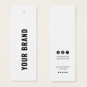 Bekleidungsmarke für Minimalistische Markenbezeich (Vorne & Hinten)