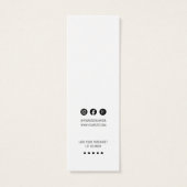 Bekleidungsmarke für Minimalistische Markenbezeich (Rückseite)